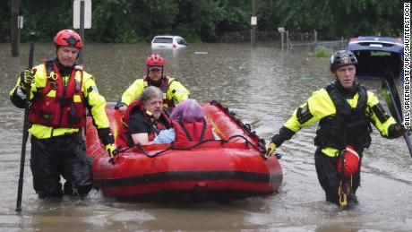 Flooding in St. Louis has left people trapped in their homes under 7 feet of water