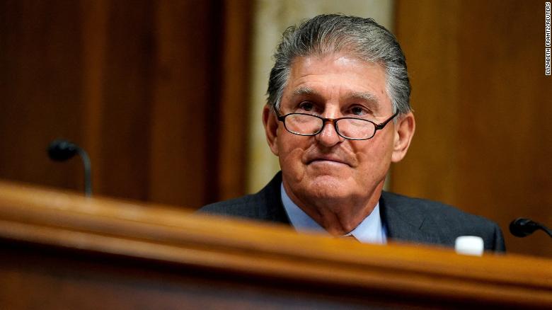 Manchin says Republicans in 'normal times' would be supporting energy, 건강 보험 청구서