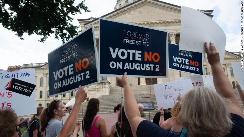 Kansas set to become first state to let voters weigh in on abortion in post-Roe US