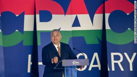 Orban addresses conservative confab in Texas, setting the stage for Trump speech this weekend 