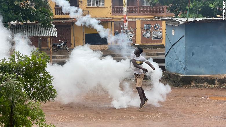 Curfew declared in Sierra Leone's capital Freetown amid violent anti-government protests