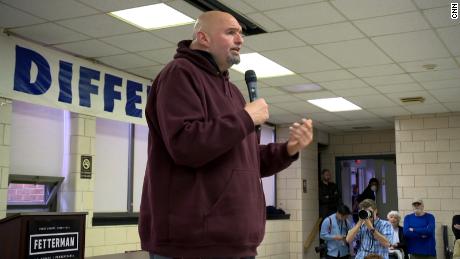 &#39;So grateful to be here tonight&#39;: John Fetterman returns to campaign trail after suffering stroke in May