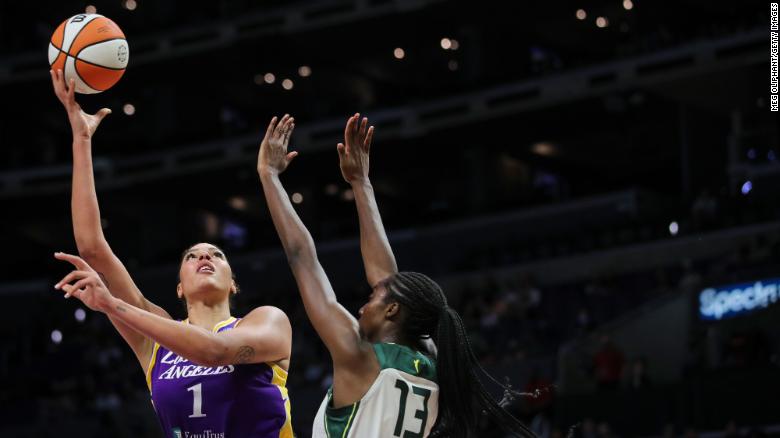 Basketball star Liz Cambage announces she is stepping away from the WNBA 'to focus on healing and personal growth'