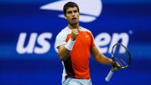 Carlos Alcaraz came through a marathon quarterfinal against Jannik Sinner.