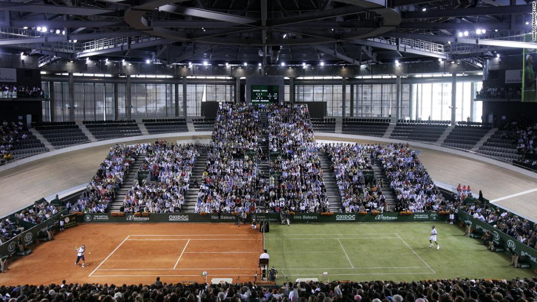 Federer and Rafael Nadal play an exhibition on a half-clay, half-grass match in Spain in 2007. Federer has excelled on grass his entire career. Nadal is widely known as the &quot;King of Clay.&quot;