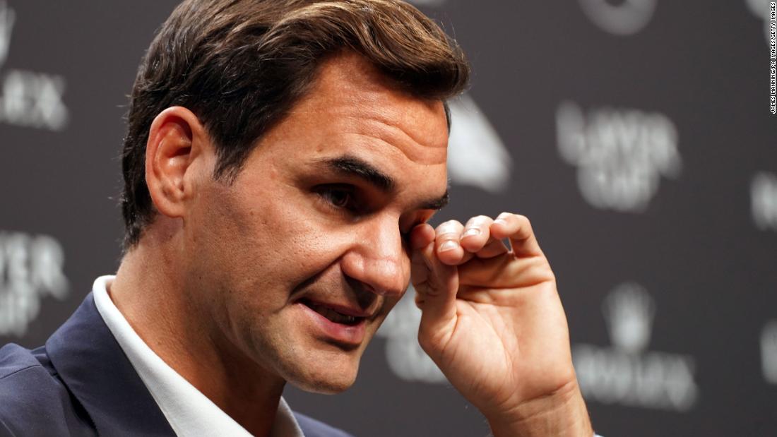Federer announced this month that his appearance at the Laver Cup would be the last match of his professional career.