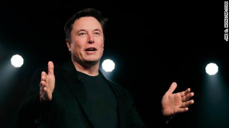 FILE - Tesla CEO Elon Musk speaks before unveiling the Model Y at Tesla&#39;s design studio in Hawthorne, Calif., March 14, 2019. Twitter is suing Musk in Delaware in an attempt to get him to complete his $44 billion acquisition of the social media company, a deal Musk is trying to get out of. (AP Photo/Jae C. Hong, File)