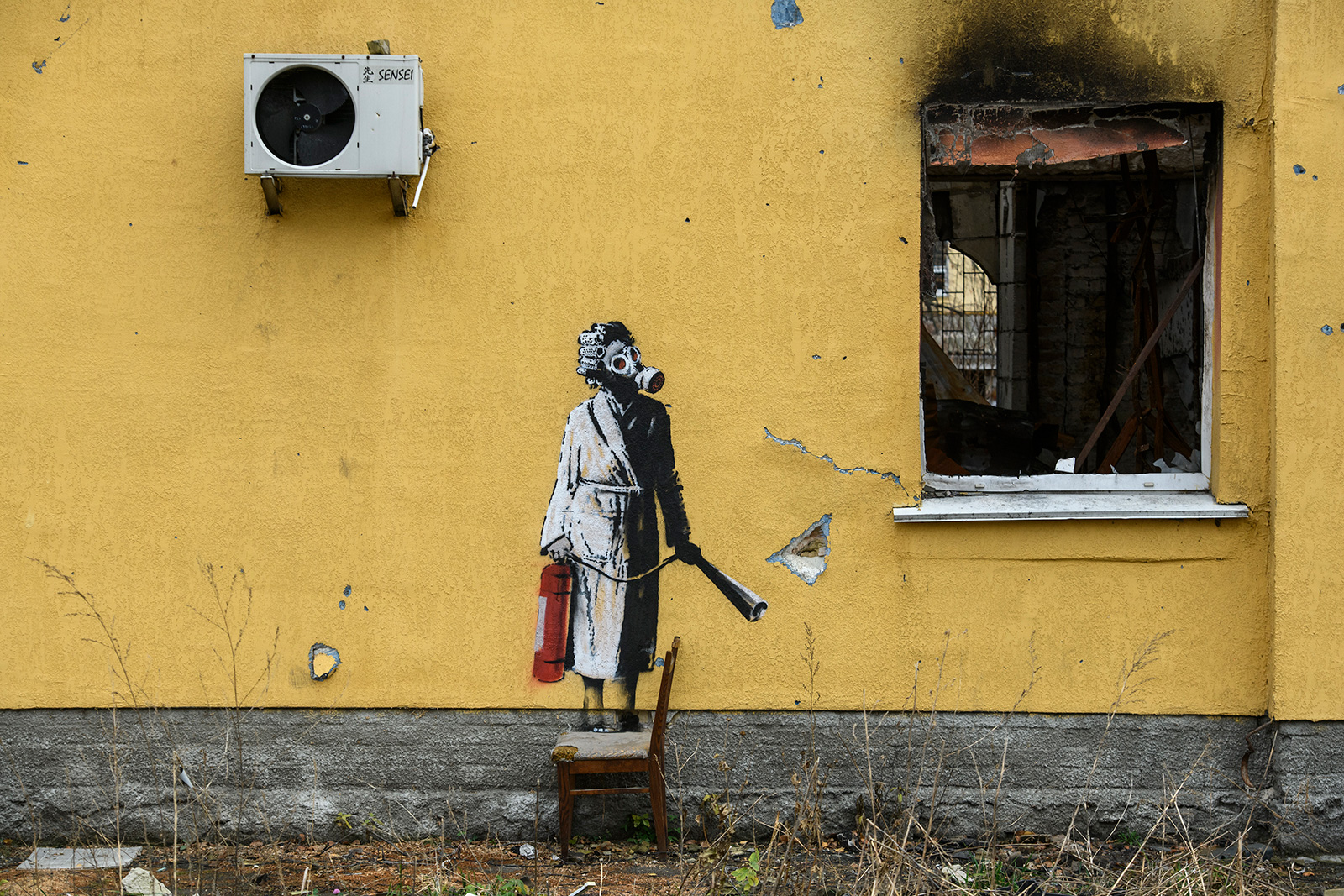 Banksy confirms seven new murals in Ukraine - CNN Style