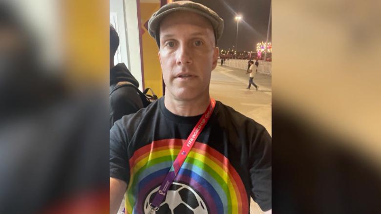 Hear from US journalist who was detained for wearing a rainbow shirt in Qatar