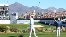 Sam Ryder sent the TPC Scottsdale crowds into raptures after sinking a hole-in-one at the WM Phoenix Open in February.