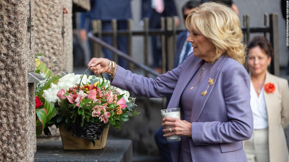 Mira la visita de Jill Biden a la Basílica de Guadalupe en su primer