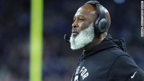 INDIANAPOLIS, INDIANA - JANUARY 08: Head Coach Lovie Smith of the Houston Texans looks on during the second half of the game against the Indianapolis Colts at Lucas Oil Stadium on January 08, 2023 in Indianapolis, Indiana. (Photo by Michael Hickey/Getty Images)