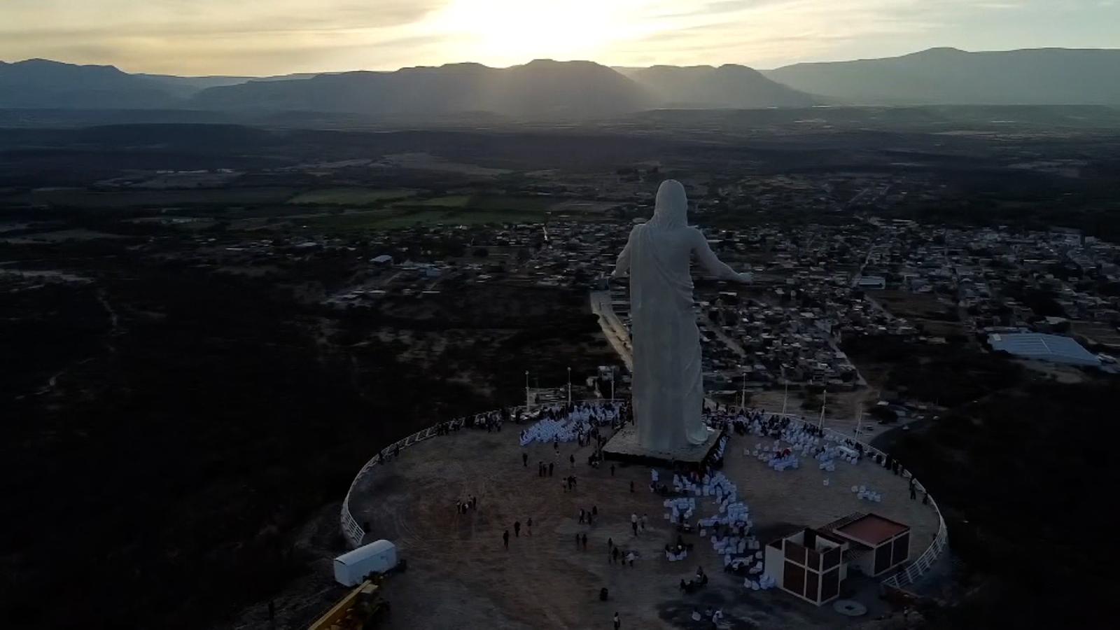 Inauguran el Cristo de la Paz en Zacatecas es el más grande de México