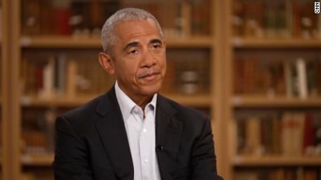 Former US President Barack Obama speaks with CNN&#39;s Christiane Amanpour. 