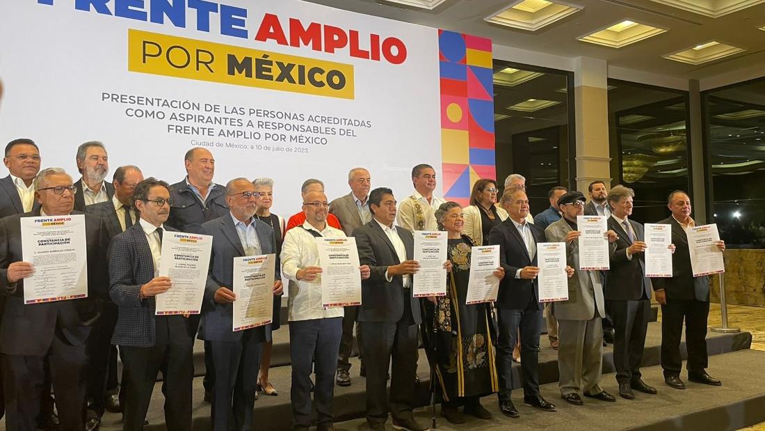 Oposición en México selecciona a sus aspirantes a la candidatura