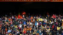 More than 27,000 fans attended the Netherlands-US match.