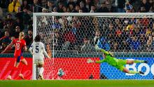 Philippines' goalkeeper Olivia McDaniel fails to stop Norway's Caroline Graham Hansen scoring the game's third goal.