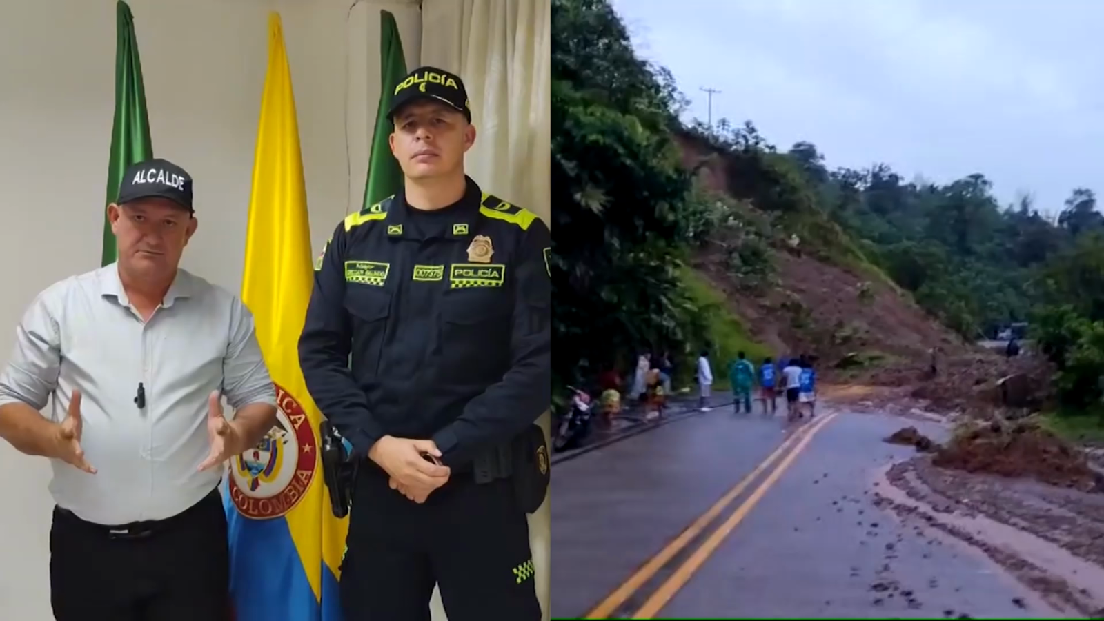 Tragedia En Colombia Derrumbe Deja Muertos Y Desaparecidos En La V A