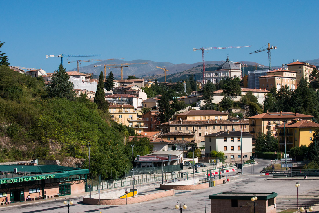 A view of L’Aquila from the southeast.