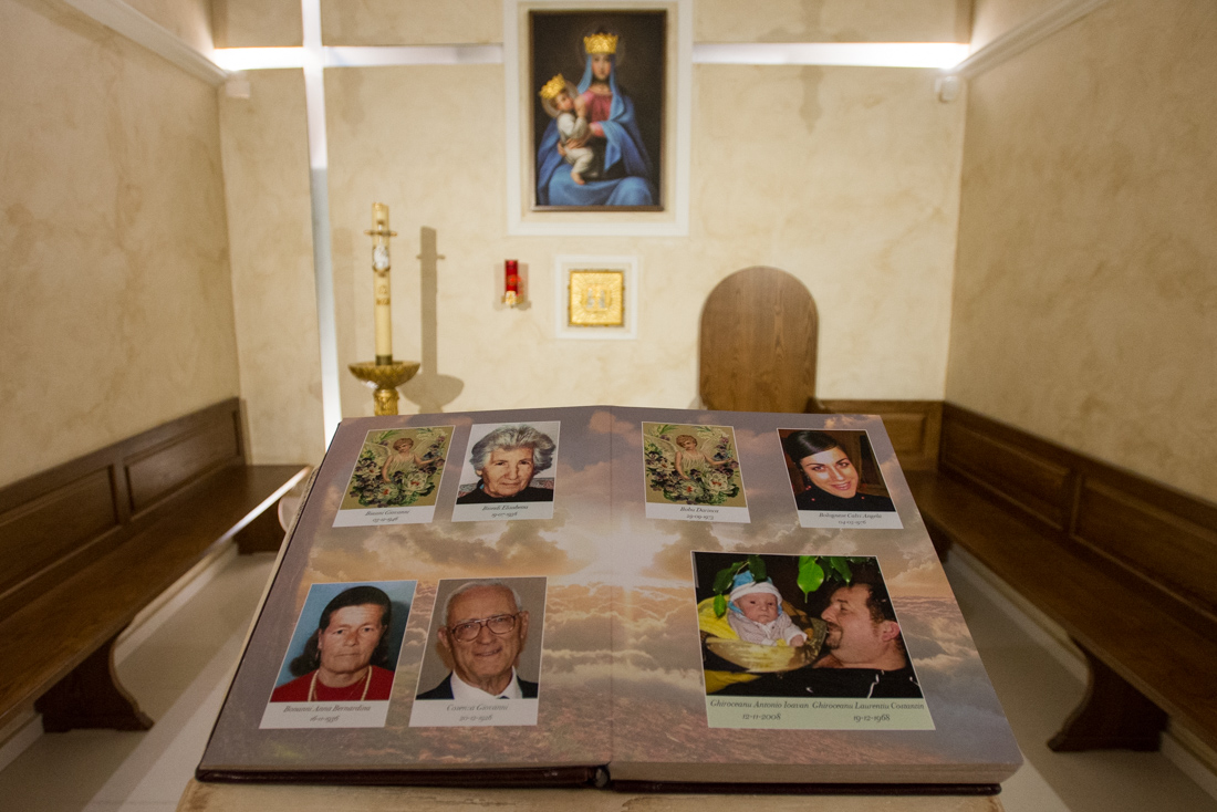 A memorial book for the 309 victims of the 2009 earthquake.