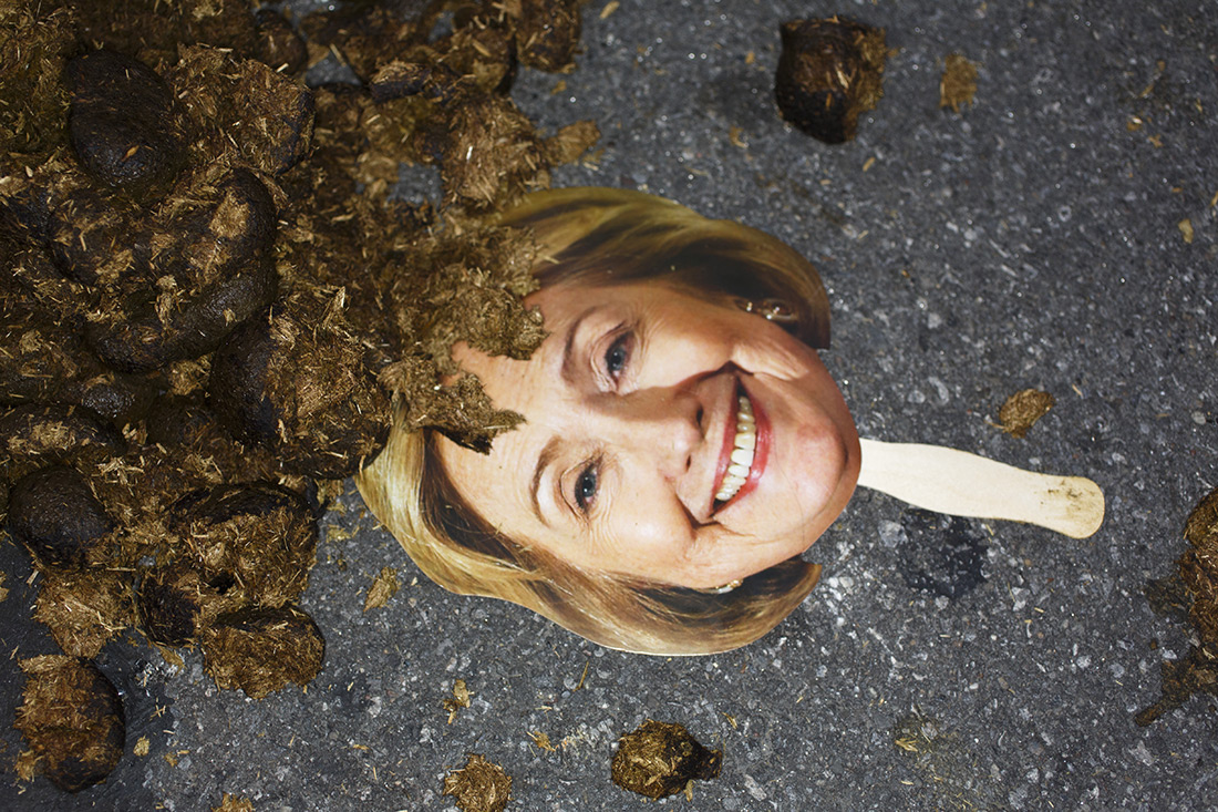 Democratic nominee Hillary Clinton was not popular at the Republican convention.