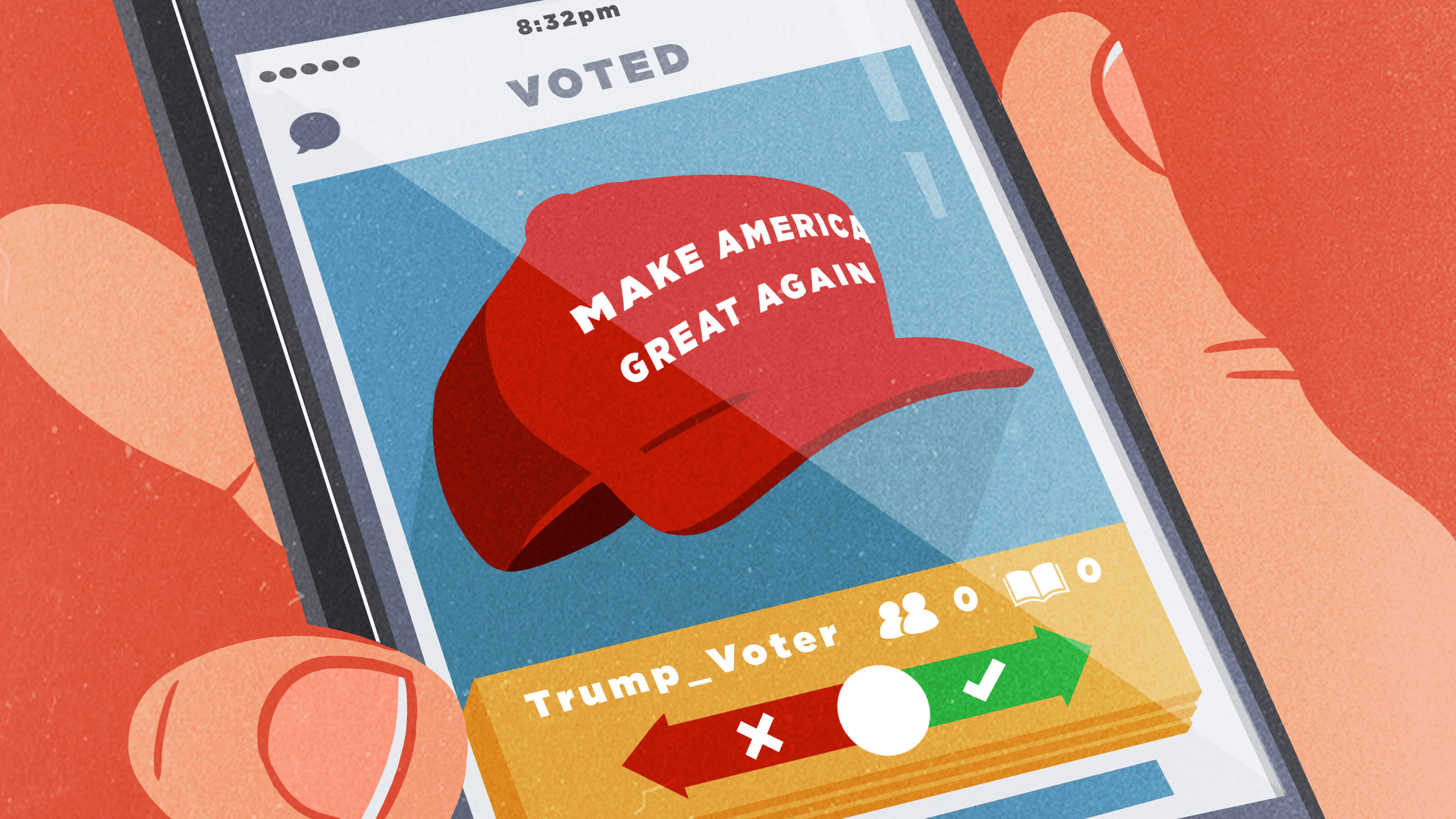 Swipe Left If You Voted For Trump State Magazine 