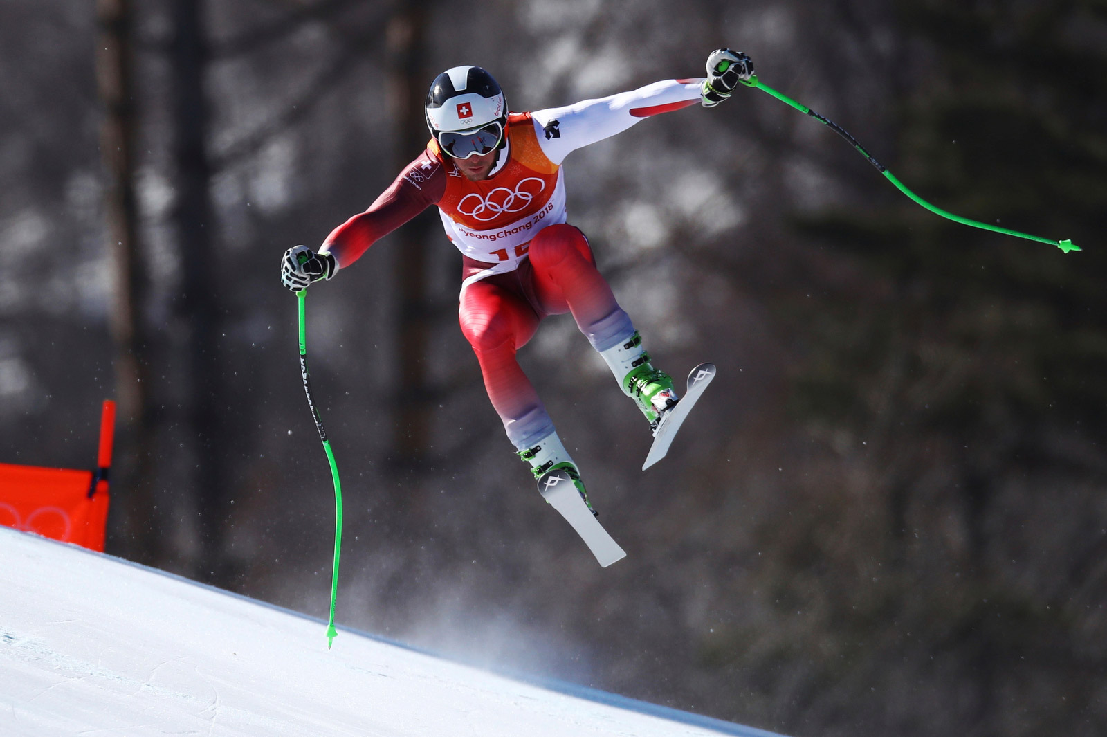 Зимний 2018. Горные лыжи индивидуальная гонка. Зимние ОИ. Winter Olympics 2018. Фотографии с зимних Олимпийских игр 2018.