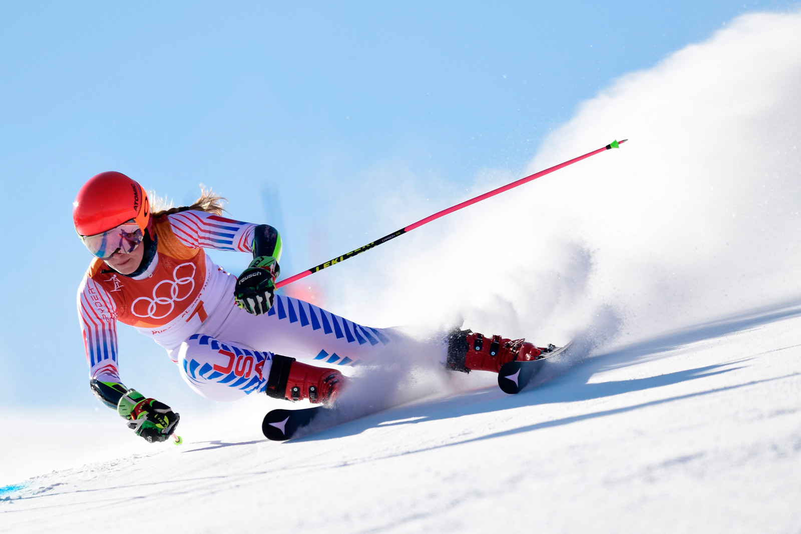 American skier Mikaela Shiffrin. 