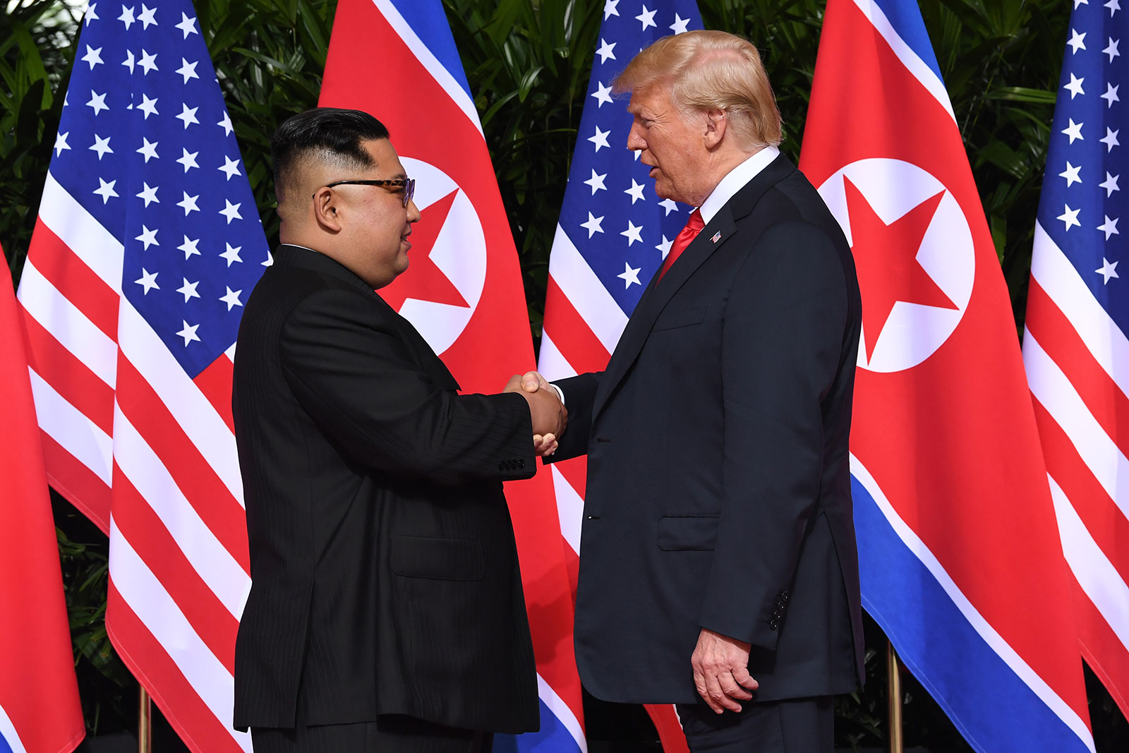 In pictures: President Trump meets Kim Jong Un