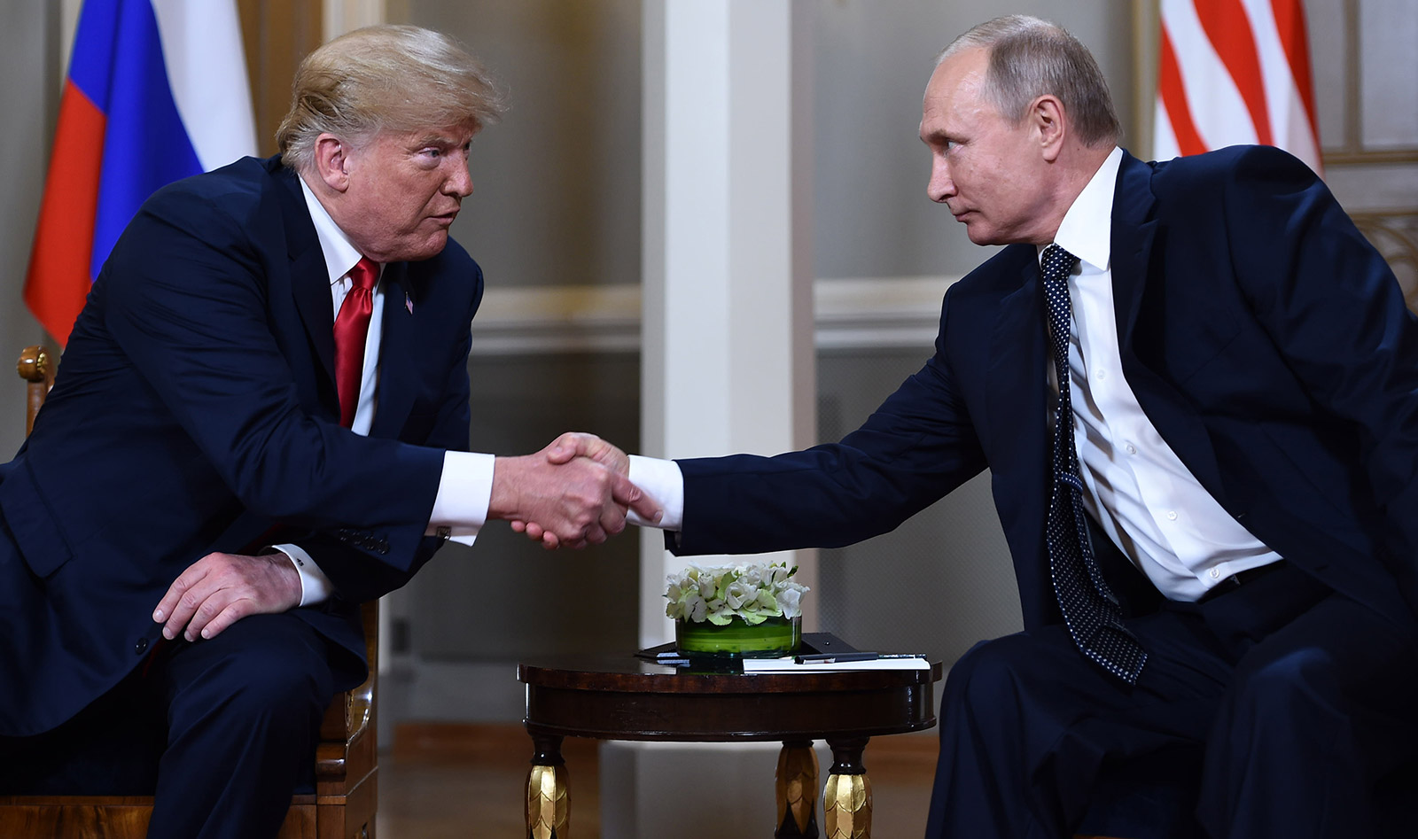 In pictures: Trump meets with Putin