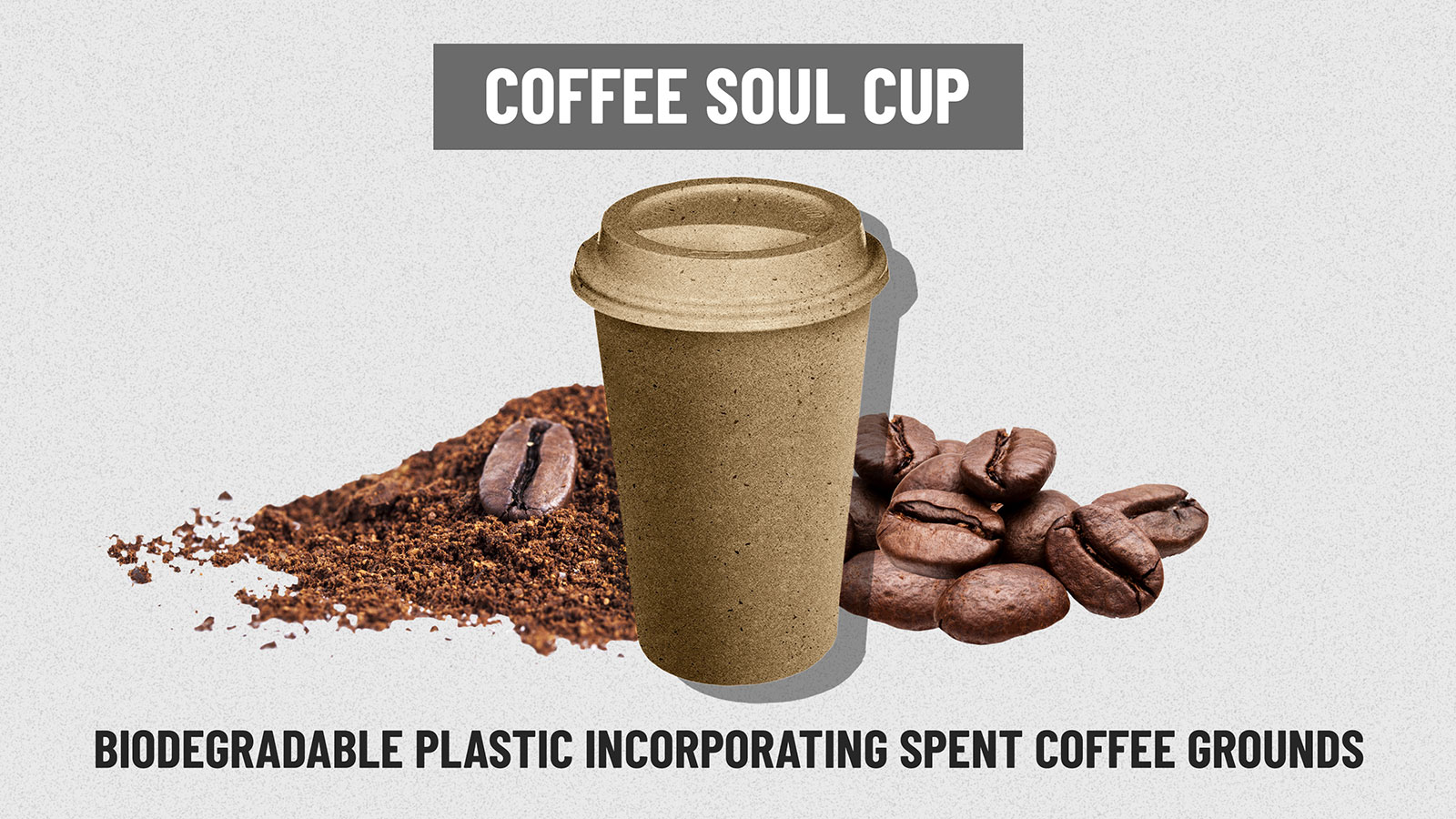 Reusable Cups (2) Made From Coffee Chaff - Recyclable