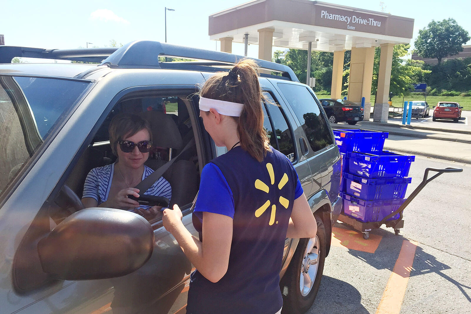 Walmart tests deliveries