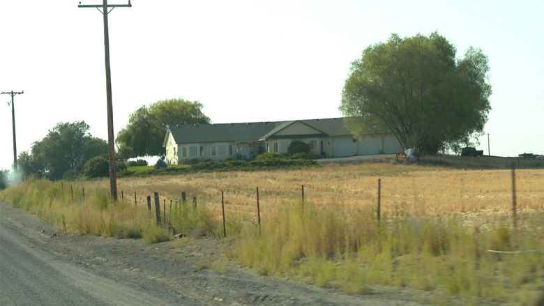 The Hunts house. The family is a fixture in their rural Washington town.