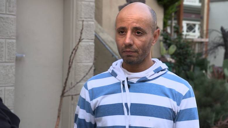 Oueslati lives with the long-term effects of being shot near his San Francisco flat in 2014. “It seems like there is this big block in my life,” he said.