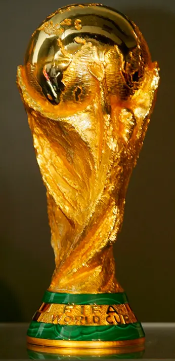 FIFA's Soccer World Cup trophy