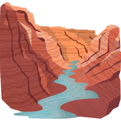 Illustration of Colorado River