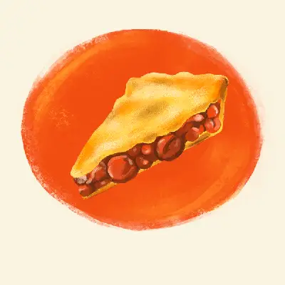 Tart cherry pie