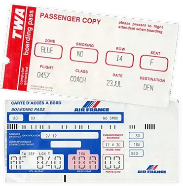 boarding pass