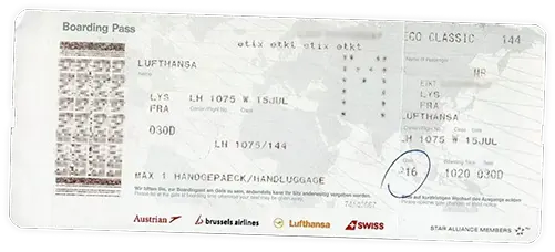 boarding pass