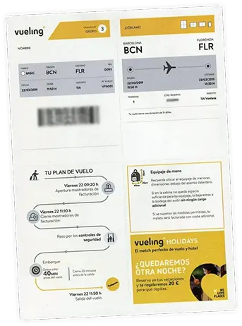 Push-pull Business Identificador Maleta Hidden Plane Boarding Pass