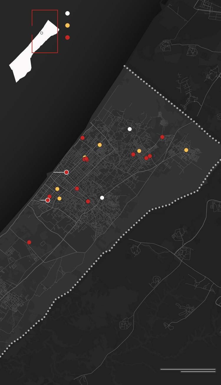 card Video— 3D visual shows the timeline of Gaza's hospitals destruction 