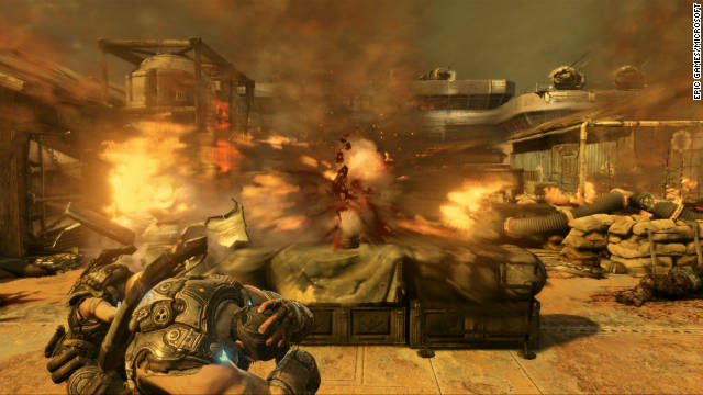 Review Gears Of War 3 Puts Bloody Bow On Trilogy Cnn
