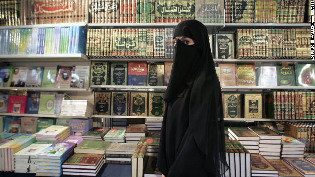 Women in France are banned from wearing burqas in public.