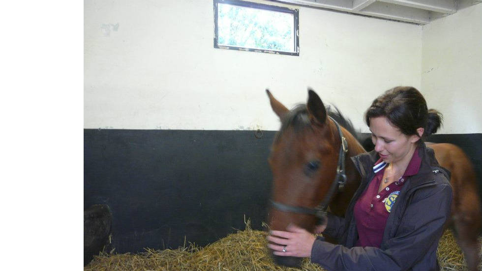 CNN&#39;s Alysen Miller gets up close and personal with the &quot;Superfoal&quot;.