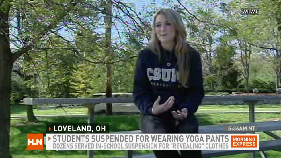 Yoga pants banned see through