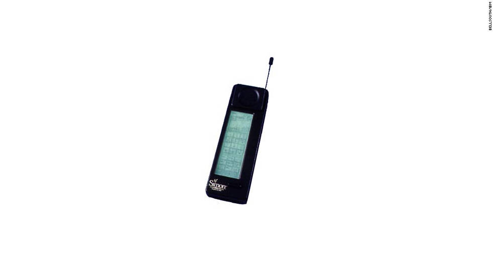 Bell South/IBM&#39;s Simon Personal Communicator retailed for $899 and was the first phone to include PDA functions like a calculator, an address book and e-mail. It also had a revolutionary (for its time) touchscreen that replaced the number buttons. 