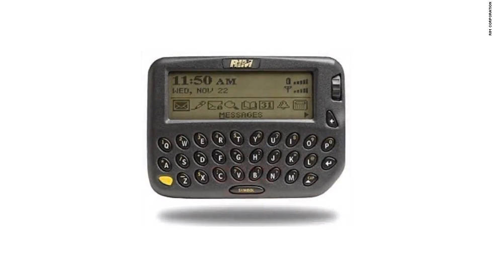 The first BlackBerry phone was released by RIM Corporation in 1999. The phone was unusual at the time in that it had a full keyboard, could access e-mail and was used as a personal planner. It was the beginning of the always-connected era, prompting PC World in 2005 to name it the 15th greatest gadget of the past 50 years. It&#39;s now known as a &quot;CrackBerry&quot; by corporate executives across the world for its addictive qualities. 