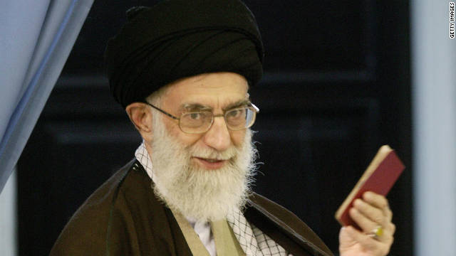 Supreme Leader Ayatollah Ali Khamenei casts his ballot in Iran&#39;s parliamentary election on March 14, 2008 in Tehran.
