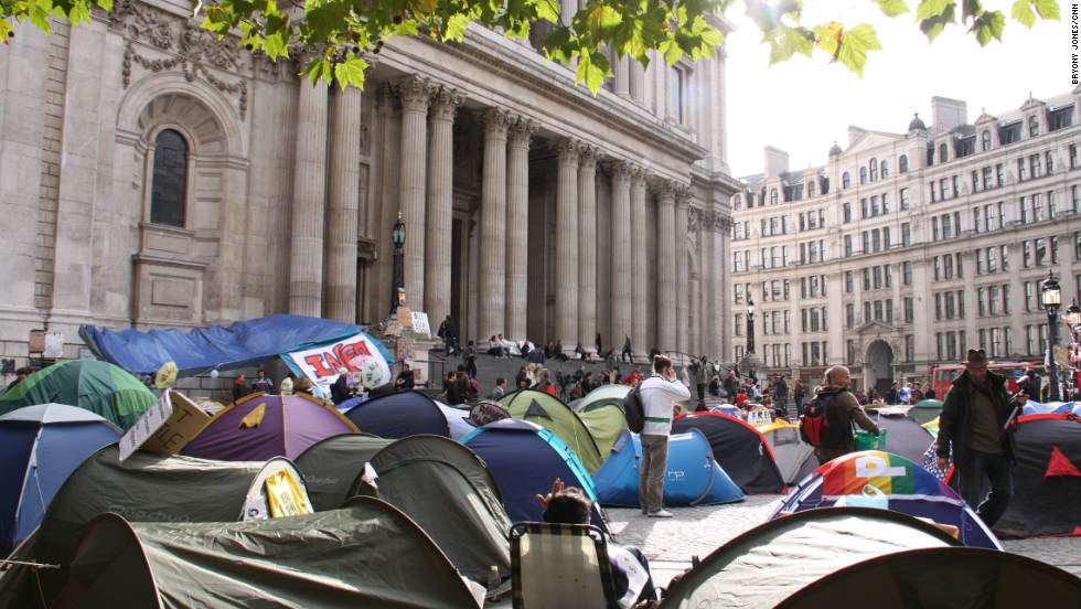 Occupy London Protesters Set Up Tent City In The City - Cnn