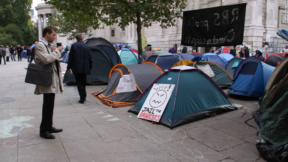 Occupy London protesters set up tent city in the City - CNN